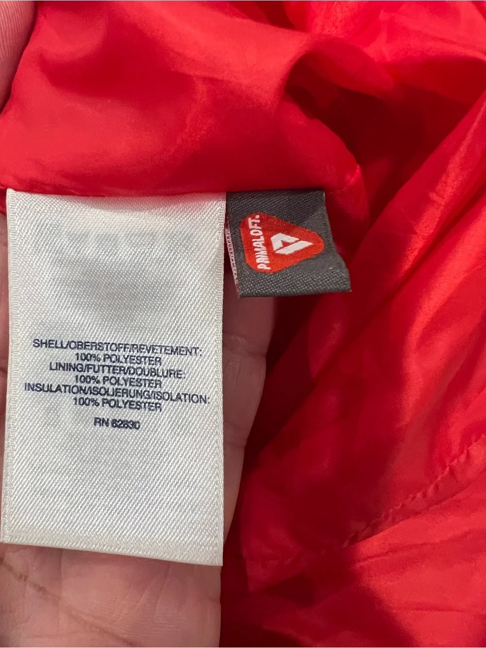 NWOT Lands' End Women's Quilted Bright Red Puffer Coat